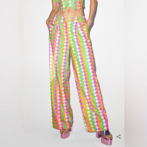 Nasty gal rainbow sequin pant